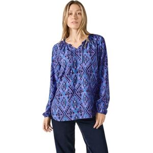 Cecil blus med tryck för kvinnor, Vilda lila, XS Cecil blus med tryck för kvinnor, Vilda lila, XS