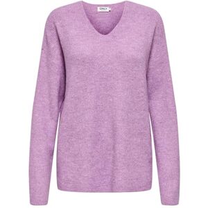 ONLY Onlcamilla V-hals L/S tröja KNT Noos, mauve orchid, M ONLY Onlcamilla V-hals L/S tröja KNT Noos, mauve orchid, M