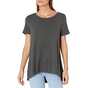 Amazon Essentials dam avslappnad passform kortärmad scoopneck swing t-shirt (finns i plusstorlek), kol ljung, liten Amazon Essentials dam avslappnad passform kortärmad scoopneck swing t-shirt (finns i plusstorlek), kol ljung, liten