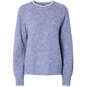 PIECES Pcivy Ls O-hals kontrast stickad Noos Bc, Baby lavendel, M PIECES Pcivy Ls O-hals kontrast stickad Noos Bc, Baby lavendel, M