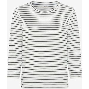 Brax Style Cira randig T-shirt i interlock-vara med 3/4-arm, 22 marinblå, 38 Brax Style Cira randig T-shirt i interlock-vara med 3/4-arm, 22 marinblå, 38