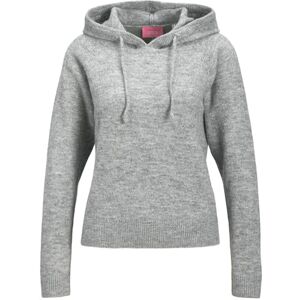 JACK & JONES Jxevi huvtröja stickad, Medium grå melerad, S JACK & JONES Jxevi huvtröja stickad, Medium grå melerad, S