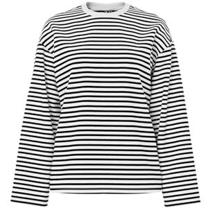 PIECES Dam Pcsadie Ls Top Noos långärmad tröja, Molndansare/ränder: svart, M PIECES Dam Pcsadie Ls Top Noos långärmad tröja, Molndansare/ränder: svart, M