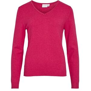 Vila Viril V-hals L/S stickad topp – Noos, Jazzy, XS Vila Viril V-hals L/S stickad topp – Noos, Jazzy, XS