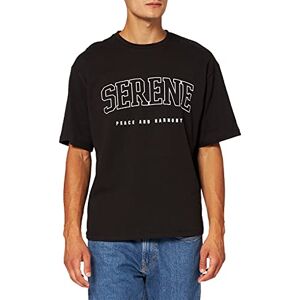 NA-KD Serene tryckt T-shirt dam, svart, XXS NA-KD Serene tryckt T-shirt dam, svart, XXS