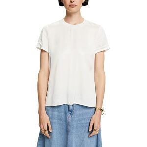 ESPRIT kortärmad satinblus, Vit, XS ESPRIT kortärmad satinblus, Vit, XS