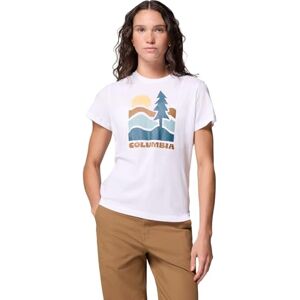 Columbia Ruby Springs Graphic Fitted SS, En Bekväm T-shirt Som Rör Sig Med Dig, Svettavvisande, Stilfull, Äventyrsredo Design Dam Columbia Ruby Springs Graphic Fitted SS, En Bekväm T-shirt Som Rör Sig Med Dig, Svettavvisande, Stilfull, Äventyrsredo Design Dam