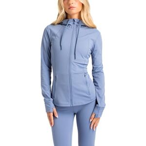 Aruki Soft Athletics Jacka För Kvinnor Slim Fit Casual Hoodie Med Hel Dragkedja, Lättviktsjacka Med Lång Ärmar Och Tumhål För Löpning, Träning, Yoga – Serenity – Small Aruki Soft Athletics Jacka För Kvinnor Slim Fit Casual Hoodie Med Hel Dragkedja, Lättviktsjacka Med Lång Ärmar Och Tumhål För Löpning, Träning, Yoga – Serenity – Small