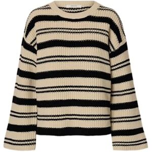 SELECTED WOMEN SELECTED Kvinnor Slfselma Sus Ls Knit New O-Neck Noos, Björk, L SELECTED WOMEN SELECTED Kvinnor Slfselma Sus Ls Knit New O-Neck Noos, Björk, L