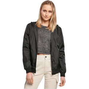 Build Your Brand Damjacka, vindjacka, basic vindjacka för kvinnor med huva, finns i 3 färger, storlekar XS – 5XL, SVART/SVART, 3XL Build Your Brand Damjacka, vindjacka, basic vindjacka för kvinnor med huva, finns i 3 färger, storlekar XS – 5XL, SVART/SVART, 3XL