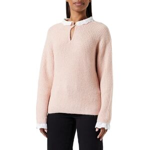 ONLY Bestseller A/S Dam ONLCILA L/S Mix Highneck CC KNT tröja, Rose Smoke/detalj:W. Cloud Dancer Woven, M, Rose Smoke/Detail:w. Cloud Dancer Woven, M ONLY Bestseller A/S Dam ONLCILA L/S Mix Highneck CC KNT tröja, Rose Smoke/detalj:W. Cloud Dancer Woven, M, Rose Smoke/Detail:w. Cloud Dancer Woven, M