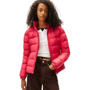 Tommy Jeans Dam TJW BASIC HUVA DOWN JACKA EXT DW0DW18312, röd, XXL, Röd (Vintage Cerise), XXL Tommy Jeans Dam TJW BASIC HUVA DOWN JACKA EXT DW0DW18312, röd, XXL, Röd (Vintage Cerise), XXL