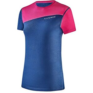 Black Crevice dam Merino T-shirt I högkvalitativ merinotröja I dam t-shirt av 70% merinoull & 30% PES I temperaturreglerande merino-t-shirt dam I Mulesingfri skjorta för dam, blå/rosa, 40 Black Crevice dam Merino T-shirt I högkvalitativ merinotröja I dam t-shirt av 70% merinoull & 30% PES I temperaturreglerande merino-t-shirt dam I Mulesingfri skjorta för dam, blå/rosa, 40
