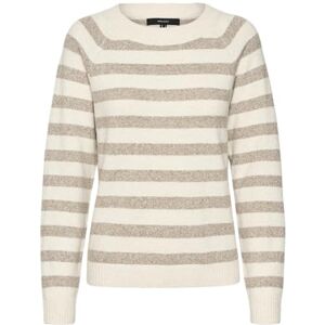 VERO MODA VMDOFFY LS O-hals blus GA NOOS, Björk/ränder: w. Sepia Tint, XXL VERO MODA VMDOFFY LS O-hals blus GA NOOS, Björk/ränder: w. Sepia Tint, XXL