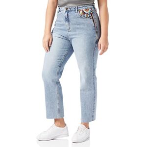 Desigual Designual Denim_Rivers jeans för kvinnor, BLÅ, 40 SE Desigual Designual Denim_Rivers jeans för kvinnor, BLÅ, 40 SE