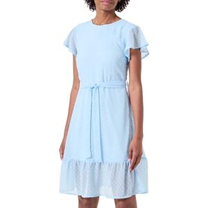 Vila VIMALIANA O-hals S/S kort dress/KA, Kentucky Blå, 36 Vila VIMALIANA O-hals S/S kort dress/KA, Kentucky Blå, 36