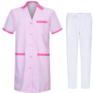 MISEMIYA Uniformer Unisex Scrub Set – Medicinsk Uniform med Scrub Top och byxor Ref.G713-6802 XL, Fuchsia T8162-9 MISEMIYA Uniformer Unisex Scrub Set – Medicinsk Uniform med Scrub Top och byxor Ref.G713-6802 XL, Fuchsia T8162-9
