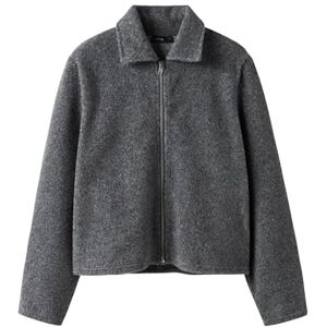 Lmtd dam Nlfbaria Ls kort dragkedja jacka, mörkgrå melange, numeric_146, Mörkgrå melange, numeric_146 Lmtd dam Nlfbaria Ls kort dragkedja jacka, mörkgrå melange, numeric_146, Mörkgrå melange, numeric_146