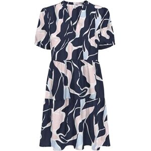 ONLY Onlnova Life Elite S/S Thea Dress AOP, Sky Captain, XS ONLY Onlnova Life Elite S/S Thea Dress AOP, Sky Captain, XS