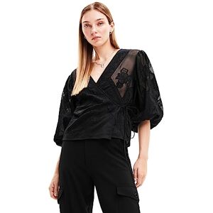 Desigual damblus kassandra blus, svart, XL Desigual damblus kassandra blus, svart, XL
