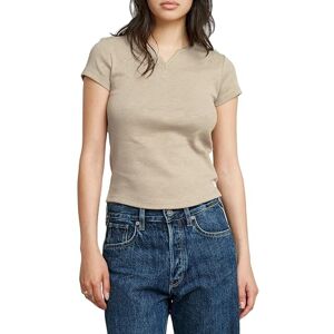 G-STAR RAW Micro Placket slim t wmn, Beige (Dk Brick D26075-d958-1214), XS G-STAR RAW Micro Placket slim t wmn, Beige (Dk Brick D26075-d958-1214), XS