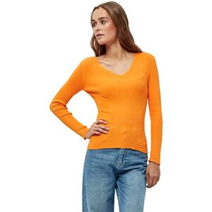 Minus Dam Birgitta långärmad stickad pullover, orange skal, XXL, Orangeskal, XXL Minus Dam Birgitta långärmad stickad pullover, orange skal, XXL, Orangeskal, XXL