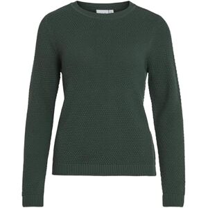 Vila dam Vidalo O-hals L/S stickad topp Noos stickad tröja, Pineneedle, M Vila dam Vidalo O-hals L/S stickad topp Noos stickad tröja, Pineneedle, M