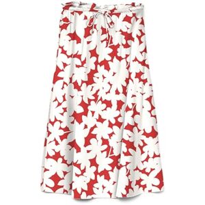 VERO MODA Vmdicthe N/W Ankle Skirt WVN Ga, Eldigt röd, M VERO MODA Vmdicthe N/W Ankle Skirt WVN Ga, Eldigt röd, M
