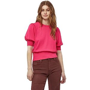 Minus Dam Liva rund hals halv ärm stickad pullover, 4223 Rasberry Sorbet Rosa, XL Minus Dam Liva rund hals halv ärm stickad pullover, 4223 Rasberry Sorbet Rosa, XL