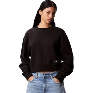 Calvin jeans dam A – CRPPD BDG LG SWT LV047C911G tröjor, svart (svart), XS, svart (svart), XS Calvin jeans dam A – CRPPD BDG LG SWT LV047C911G tröjor, svart (svart), XS, svart (svart), XS