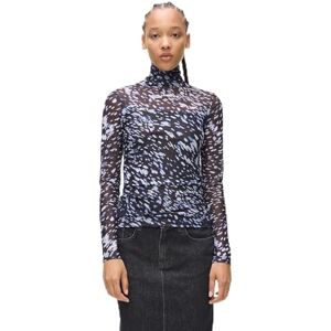 KARL LAGERFELD JEANS , Dam, Mesh Lights All Over Print Top, Regular Fit, Flerfärg, S KARL LAGERFELD JEANS , Dam, Mesh Lights All Over Print Top, Regular Fit, Flerfärg, S