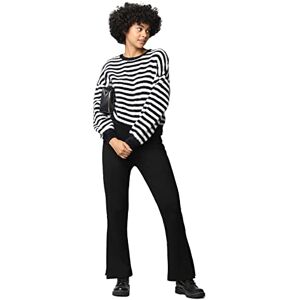 ONLY Damtröja Onlpiumo L/S Cc KNT, Svart/ränder: w Egret, XS ONLY Damtröja Onlpiumo L/S Cc KNT, Svart/ränder: w Egret, XS