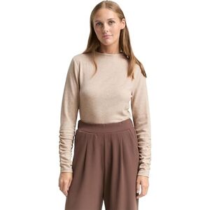 TOM TAILOR Denim dam långärmad T-shirt, 38909 – Mysig beige melerad, L TOM TAILOR Denim dam långärmad T-shirt, 38909 – Mysig beige melerad, L