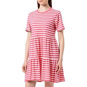 ONLY Dam ONLMAY S/S O-hals peplum Dress Box JRS klänning, shocking rosa, XS, Chockande rosa, XS ONLY Dam ONLMAY S/S O-hals peplum Dress Box JRS klänning, shocking rosa, XS, Chockande rosa, XS