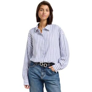 Lee Elastisk skjorta, Surf Blue Stripe, L Lee Elastisk skjorta, Surf Blue Stripe, L