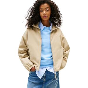 Tommy Jeans dam TJW REG ZIP BOMULL JACKA EXT DW0DW20526 andra jackor, Khaki (Silt), XL, Kaki (silt), XL Tommy Jeans dam TJW REG ZIP BOMULL JACKA EXT DW0DW20526 andra jackor, Khaki (Silt), XL, Kaki (silt), XL