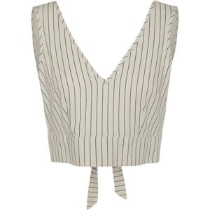 VERO MODA VMMYMILO S/L Crop TOP WVN GA, Silverfoder/ränder: anja, L VERO MODA VMMYMILO S/L Crop TOP WVN GA, Silverfoder/ränder: anja, L