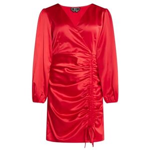 NAEMI Dam miniklänning i satin 19229197-NA01, röd, M, Satin miniklänning, M NAEMI Dam miniklänning i satin 19229197-NA01, röd, M, Satin miniklänning, M