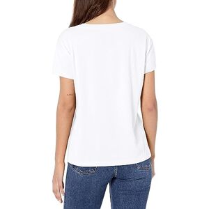 Giorgio Armani A X Dam Burnout Icon logo T-shirt t-shirt, optisk vit, liten Giorgio Armani A X Dam Burnout Icon logo T-shirt t-shirt, optisk vit, liten