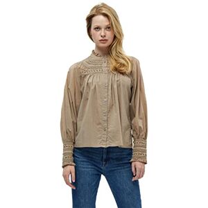 Peppercorn Garleen damskjorta, vinter TWIG sand, XS Peppercorn Garleen damskjorta, vinter TWIG sand, XS