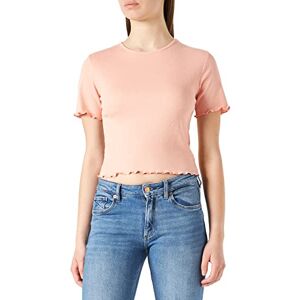 NA-KD Babylock topp t-shirt för kvinnor, Korallrosa, 3XL NA-KD Babylock topp t-shirt för kvinnor, Korallrosa, 3XL