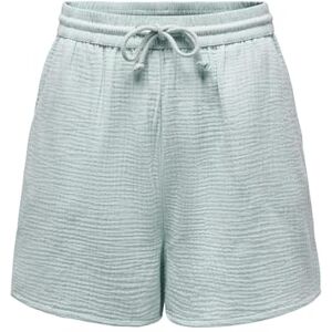 ONLY Dam Onlthyra Noos Wvn trendiga shorts med normal passform för vardagen, Harbor Grey, S, Hamn grå, S ONLY Dam Onlthyra Noos Wvn trendiga shorts med normal passform för vardagen, Harbor Grey, S, Hamn grå, S