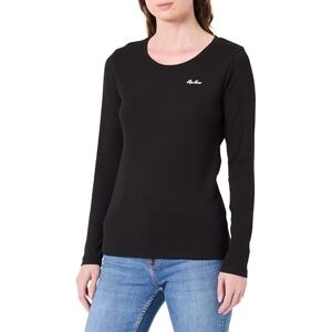 Pepe Jeans dam W Basic Rib L/S t-shirt, Svart (svart), M Pepe Jeans dam W Basic Rib L/S t-shirt, Svart (svart), M