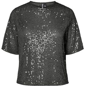 PIECES Pcjack Ss O-Neck Tee JRS Pwp, svart, M PIECES Pcjack Ss O-Neck Tee JRS Pwp, svart, M