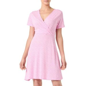 PIECES Dam Pcsienna Ss Dress Noos Bc klänning, Pastel lavender/Aop: blomma, L PIECES Dam Pcsienna Ss Dress Noos Bc klänning, Pastel lavender/Aop: blomma, L