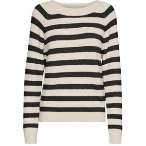 VERO MODA VMDOFFY LS O-hals blus GA NOOS, Björk/ränder: svart, S VERO MODA VMDOFFY LS O-hals blus GA NOOS, Björk/ränder: svart, S