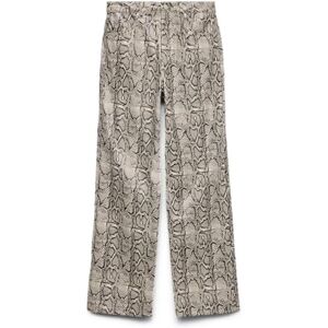 VERO MODA dam Vmtessa Hr Wide Pants Pl AOP Noos, Måne kjol, 27W / 32L VERO MODA dam Vmtessa Hr Wide Pants Pl AOP Noos, Måne kjol, 27W / 32L