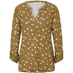 TOM TAILOR Damer Långärmad med heltäckande tryck 1030417, 29156 Olive Small Floral Design, M TOM TAILOR Damer Långärmad med heltäckande tryck 1030417, 29156 Olive Small Floral Design, M