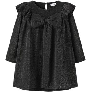 NAME IT Nmfroisin M Ls Dress, svart, 110 NAME IT Nmfroisin M Ls Dress, svart, 110