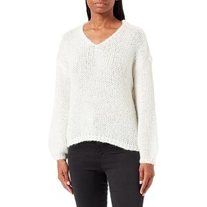 VERO MODA Bestseller A/S VMADA LS V-hals GA NOOS tröja, snövit, M, Snow White, M VERO MODA Bestseller A/S VMADA LS V-hals GA NOOS tröja, snövit, M, Snow White, M
